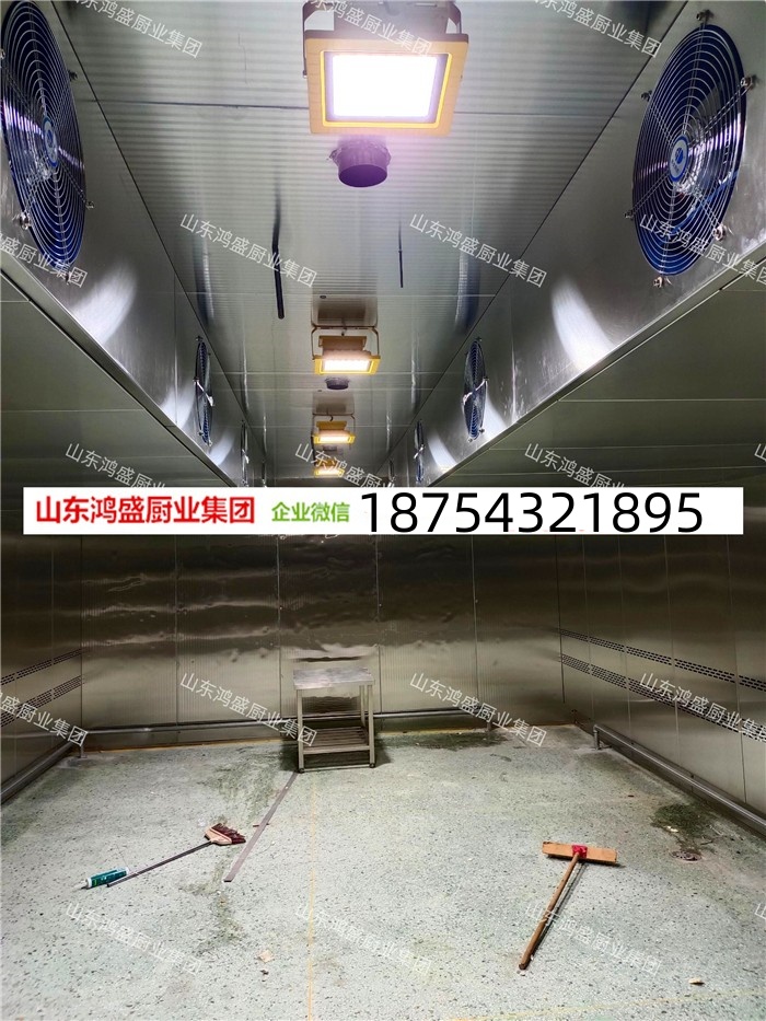 大型醒发房，，大型醒发室装置现场，，全自动不锈钢聚氨酯醒发房，，大型馒头包子醒发箱